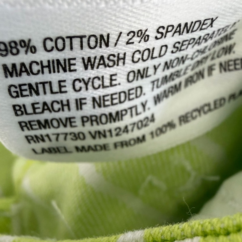 TARGET VICTOR GLEMAUD ACID LIME Striped Jeans Size 6 NWT - Picture 11 of 12